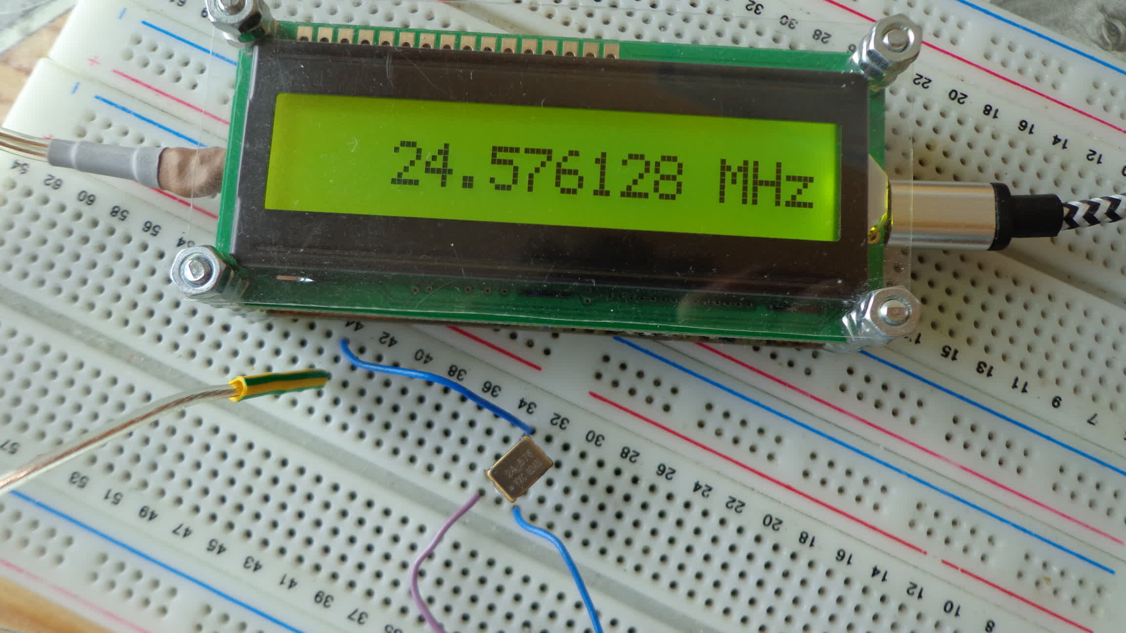 Frequency meter maximum frequency