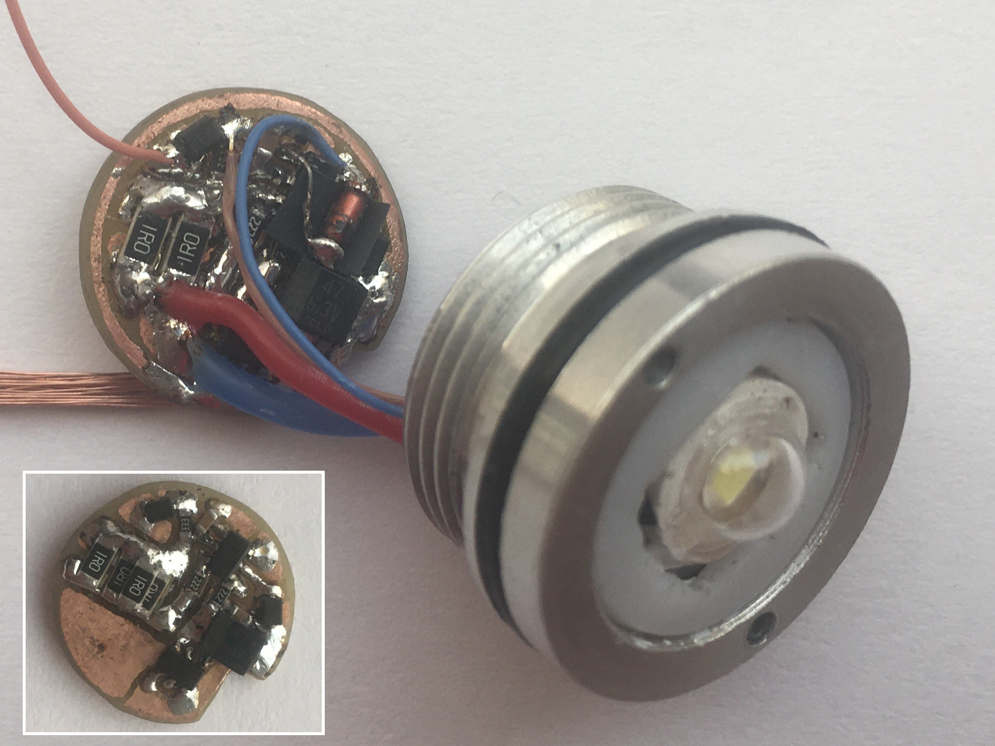 Flashlight pcb
